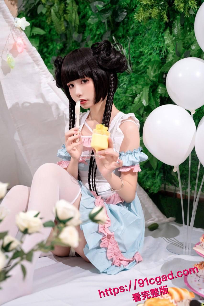 爆机少女喵小吉化身清纯野餐少女-2