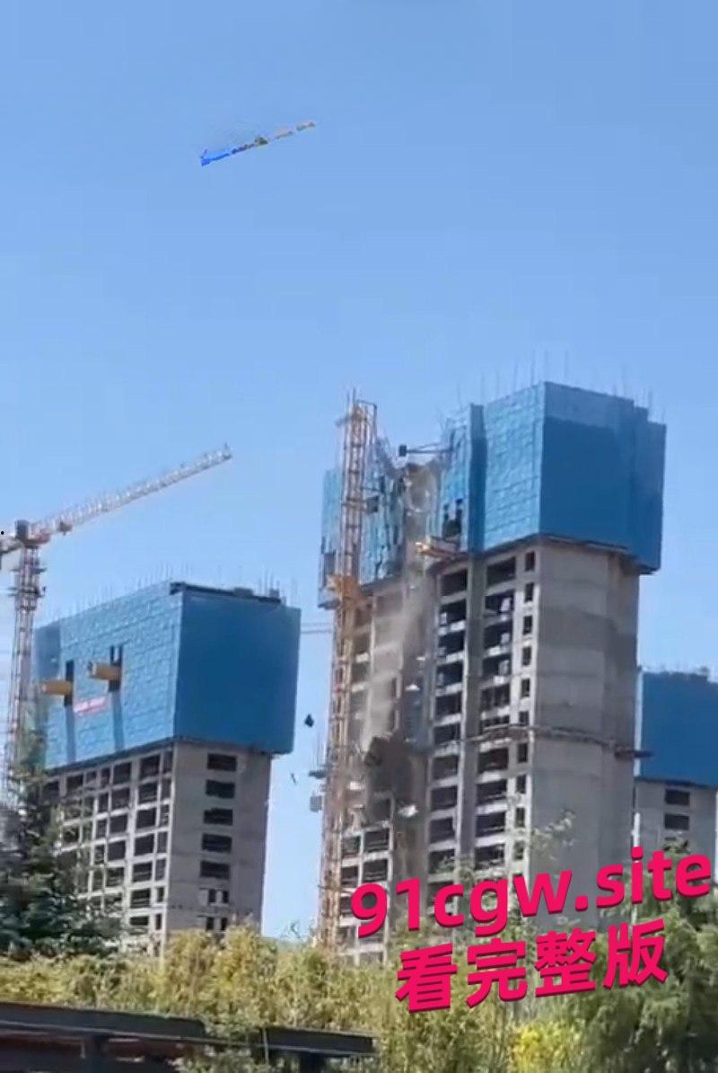 甘肃定西漳县一工地发生特大工程事故,塔吊折断导致3人遇难-2