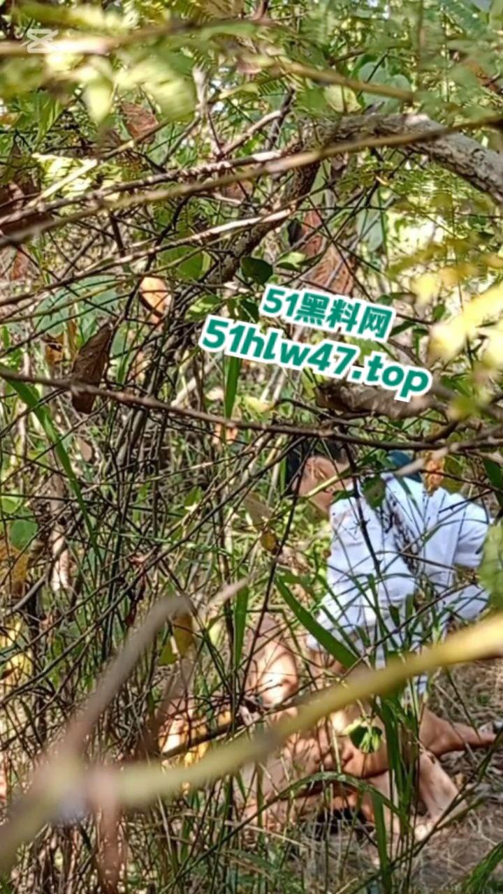 情侣景区小树林露天野战被偷拍,景区小树林里操逼,裸露下体疯狂动鸡刺激中出小骚逼。-5